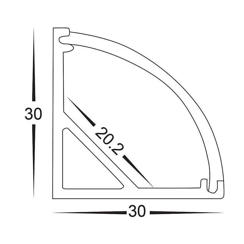 Factory Direct 3030 LED-uri Lumini Lumini High Lumen LED-uri Stylish Iluminat LED Profil Aluminiu