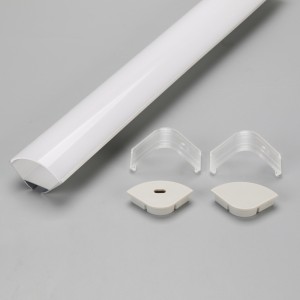 Profil de canal aluminiu LED personalizat pentru iluminarea benzii LED