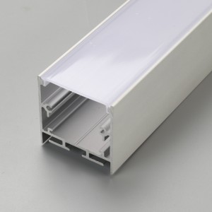 Seria 6063 din seria mată, transparentă și transparentă, cu formă U și profil aluminiu din aluminiu cu LED-uri