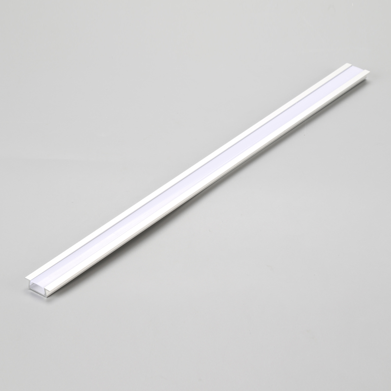 1M din aluminiu încastrat din aluminiu cu LED-uri pentru LED-uri cu lungimea capacului personalizat