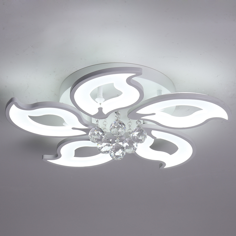 Plafonieră LED cu formă de floare de candelabru cu cristale cu 5\/8\/15 capete